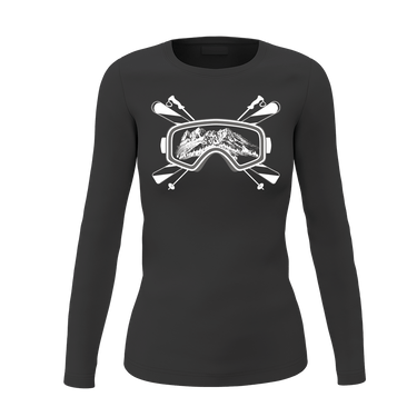 Ski Goggles Women Long Sleeve Shirt
